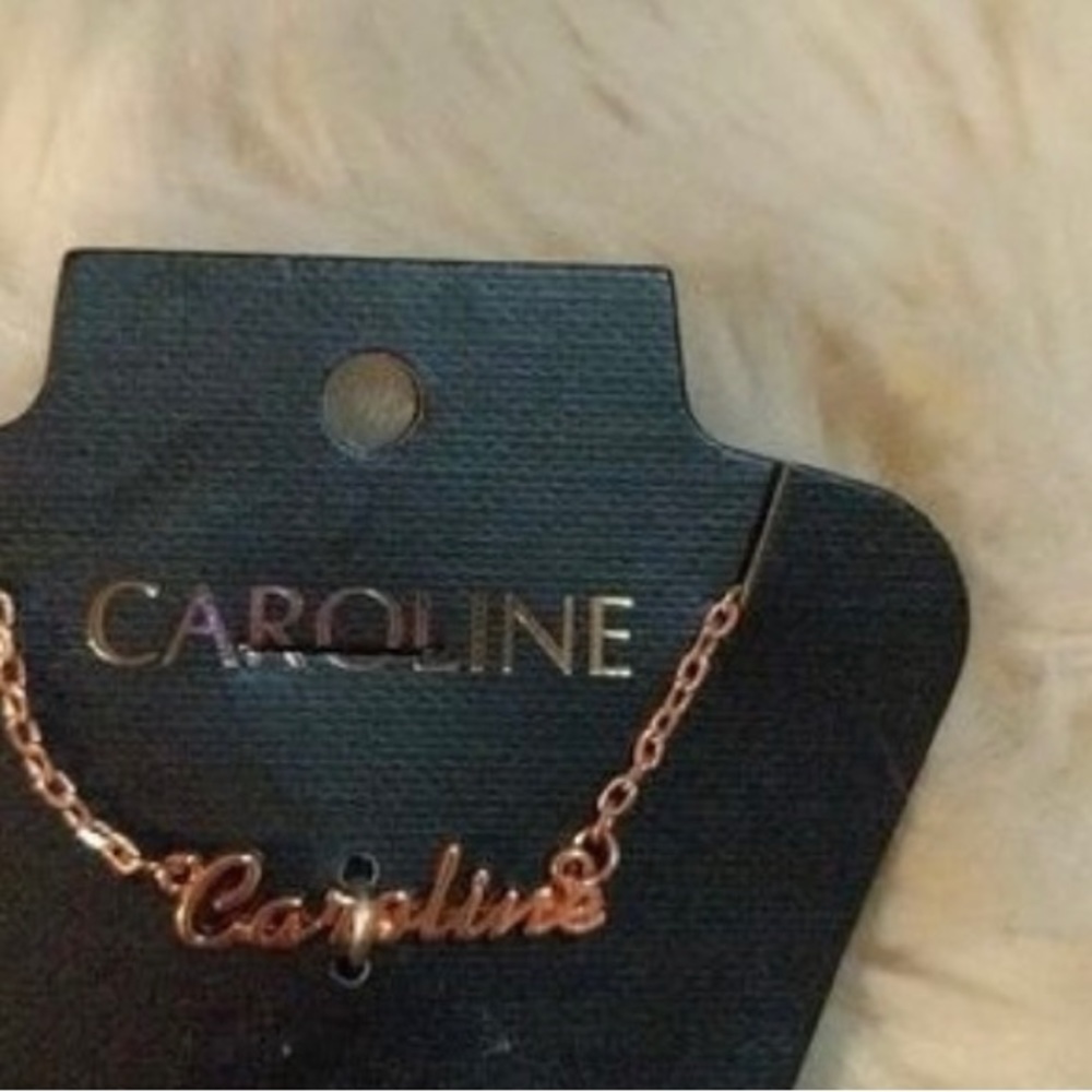 Caroline name necklace